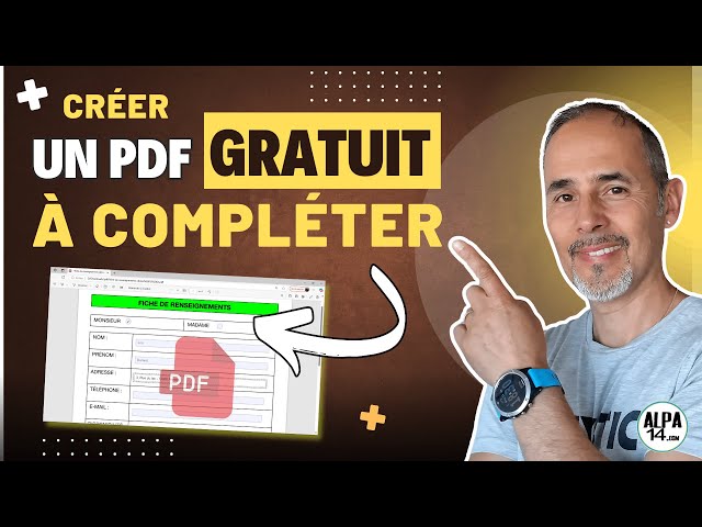 Create a Free Interactive PDF to Fill In!