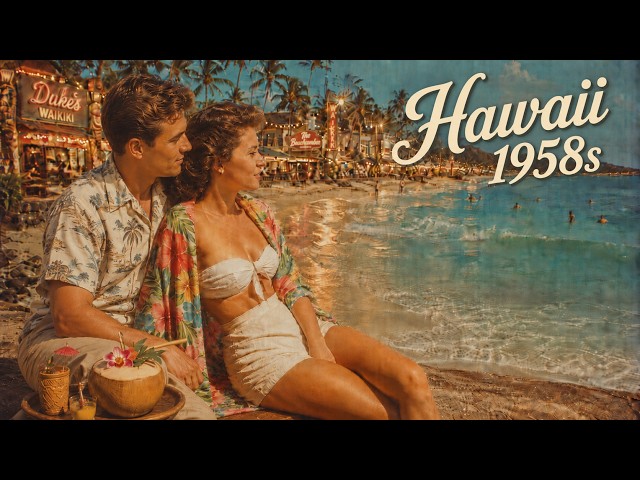 Una Tarde Romántica de Amor Hawaiano (1958) | Canción de Amor Doo-Wop Americana de los 50.