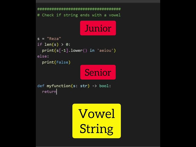 Working with vowel strings in Python