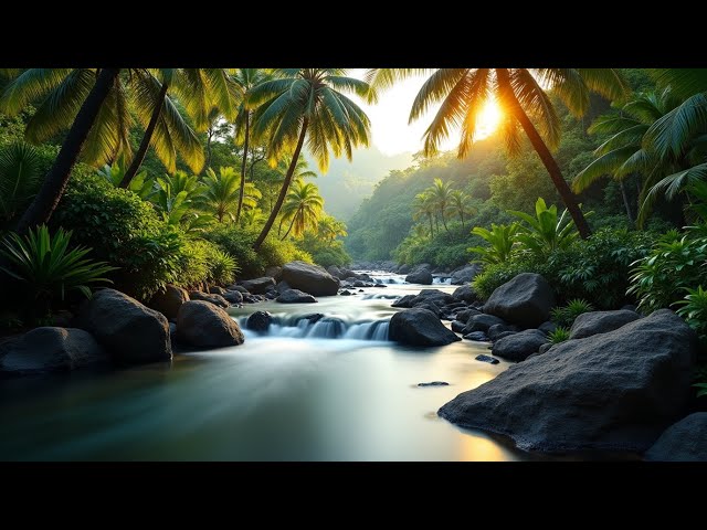 Deep Jungle River for Sleep and Relaxation
