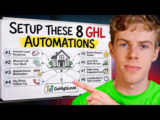 8 GoHighLevel Automations Every Real Estate Agent Needs!
