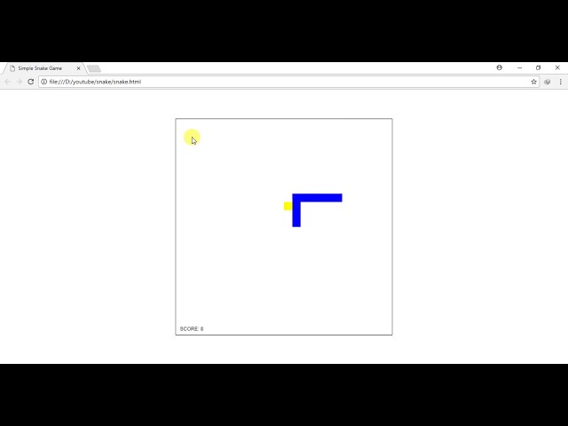 Cara Membuat Game SNAKE HTML5 "Canvas".