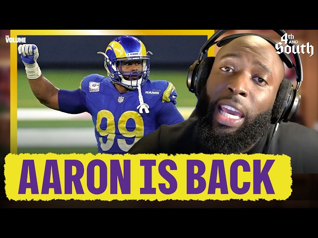 Fournette reacts to Aaron Donald SIGNING with Rams & joining Myles Garrett with Rams | 4th and South