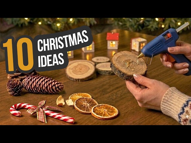 🎄10 Genius Christmas DIYs (From Natural Decor to Upcycling!)🎁