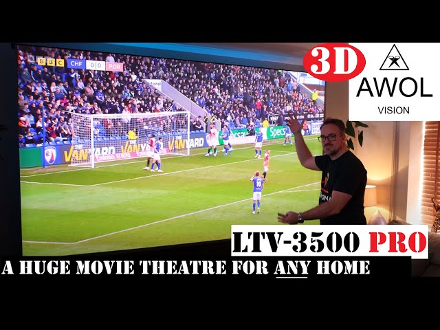 AWOL LTV-3500 Pro - The Ultimate in 3D Home Cinema - Top-end Laser TV UST Projector