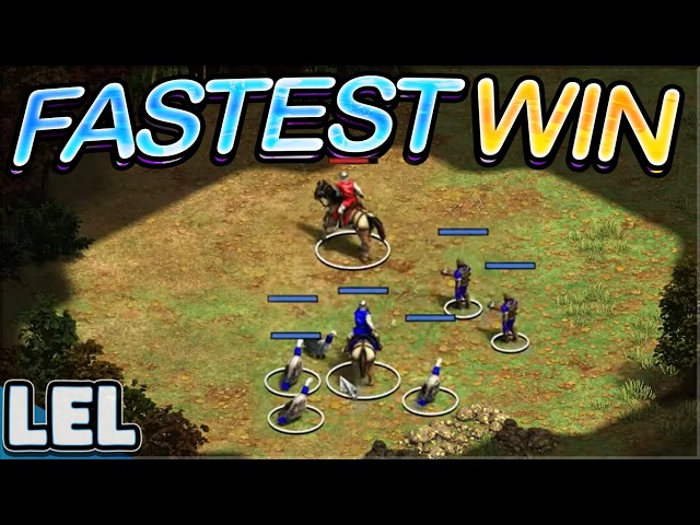 The Fastest Win Ever? (Low Elo Legends)