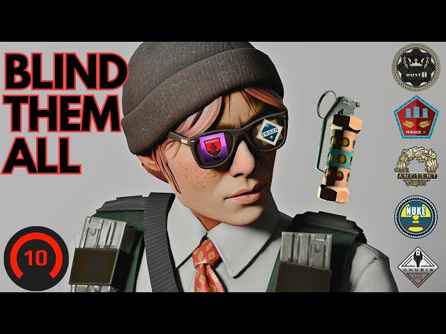 5 Self Pop Flashes For EVERY MAP in CS2