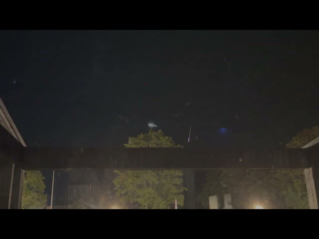 Small and big Meteor and shooting stars