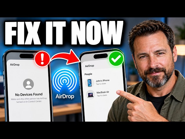 How to Fix AirDrop Not Working on iPhone
