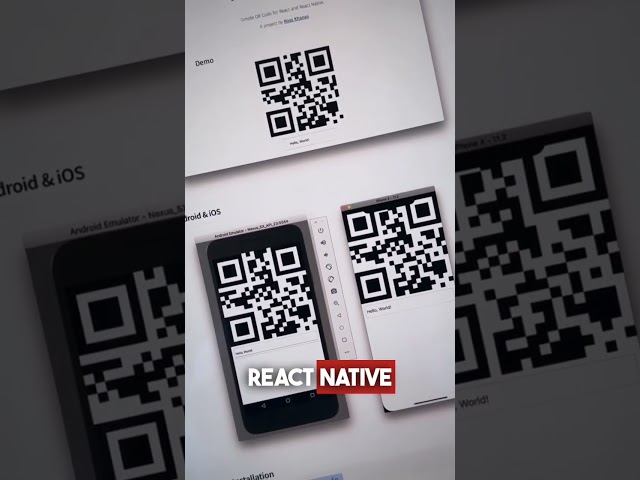 📸 QR codes in React the EASY way! #javascript #tutorial #reactjs #beginner #tutorial