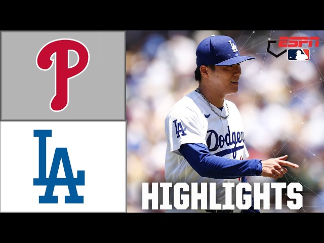 Philadelphia Phillies vs. Los Angeles Dodgers | Full Game Highlights | ESPN MLB