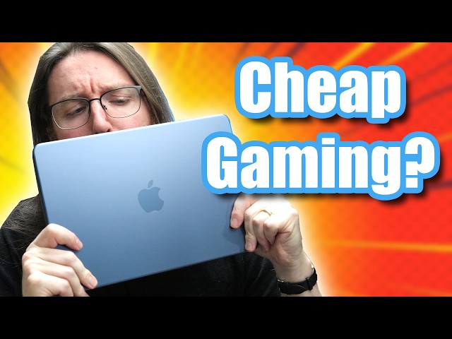Gaming On The Cheapest Macbook Ever...
