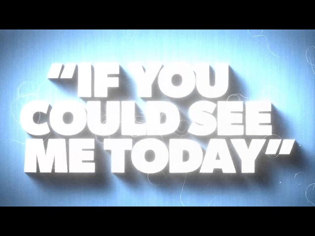 Fake Names - "If You Could See Me Today" (Lyric Video)