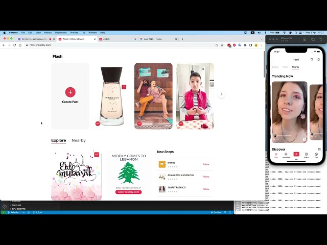 Social E-Commerce Marketplace App Demo — Fullstack Walkthrough (React Native + Node.js)