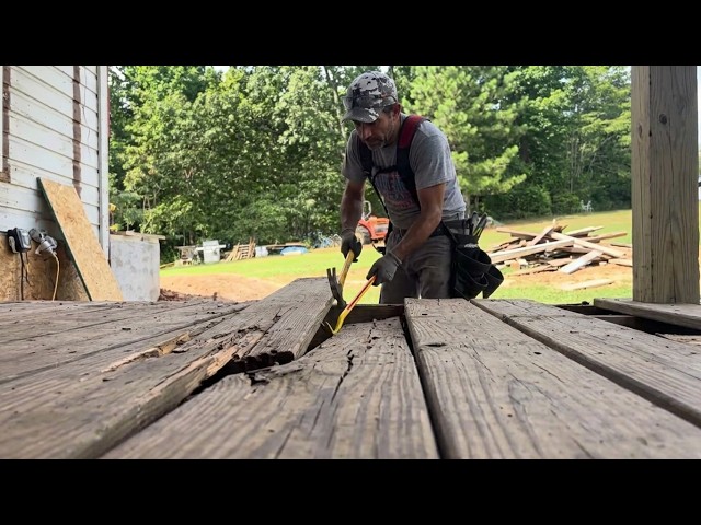 How to Demolish a Wood Deck Step by Step