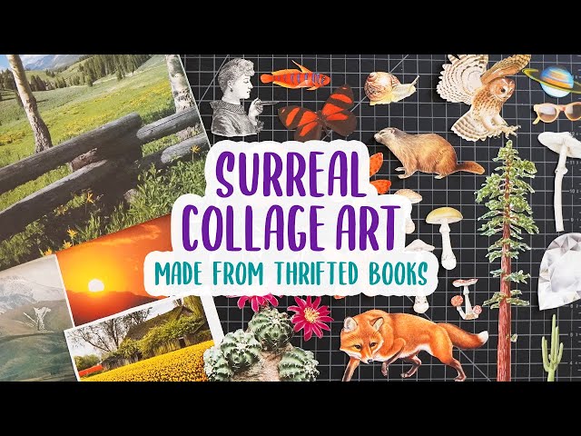 Surreal collage art: lenses and landscapes | Cut and paste #29