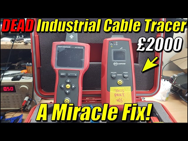 Fixing THIS was a MIRACLE! £2000 Amprobe Cable Tracer!