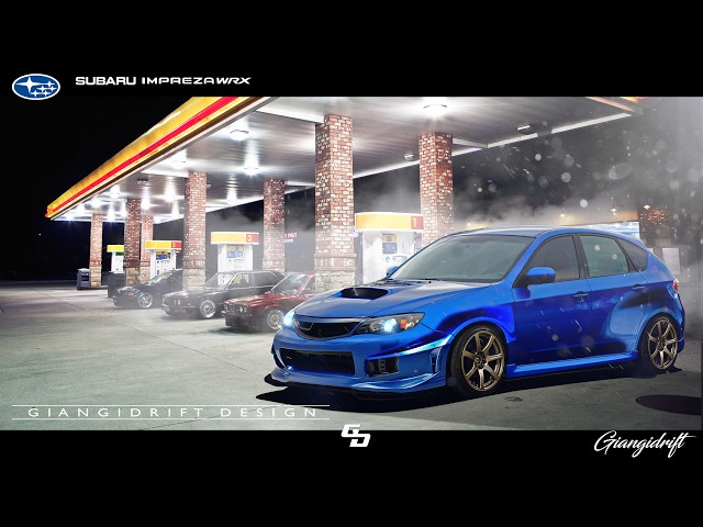 Subaru Impreza WRX 07' Virtual Tuning Photoshop