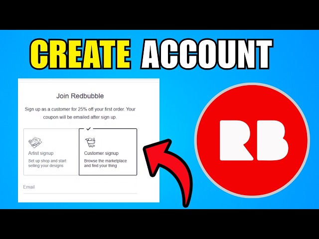 How To Sign Up Or Create Redbubble Artist Account (2026) (Best Method)