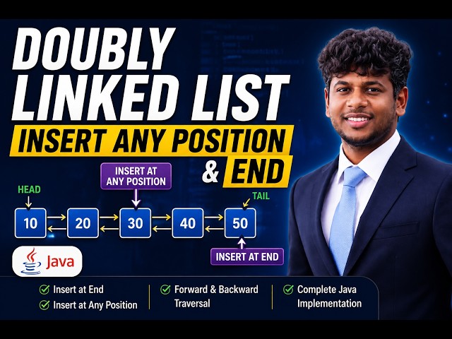 Doubly Linkedlist  insert any position and end