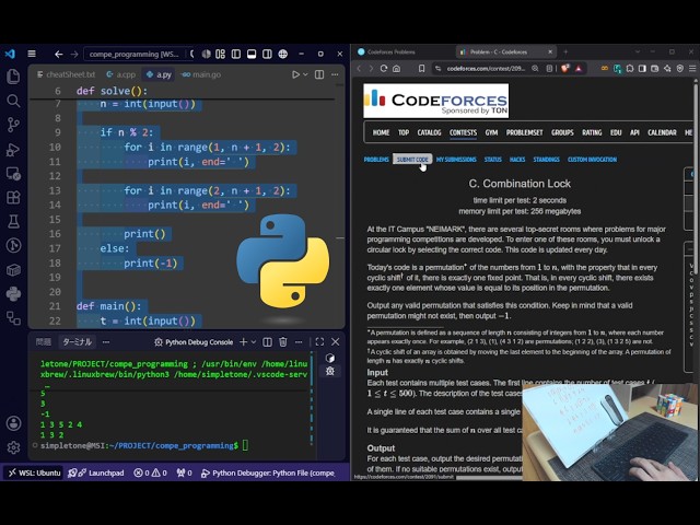 [Python] CODEFORCES Coding Challenges 26/08/24