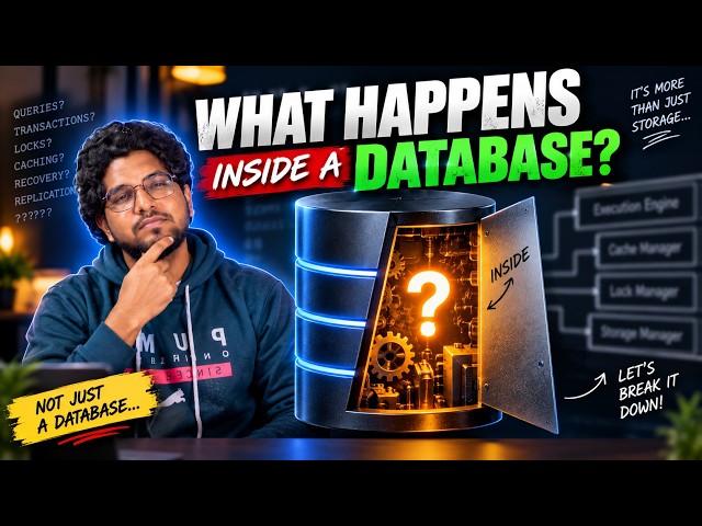 What REALLY Happens Inside a Database? | Database Internals Explained | TechByJK