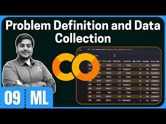 Problem Definition and Data Collection in ML