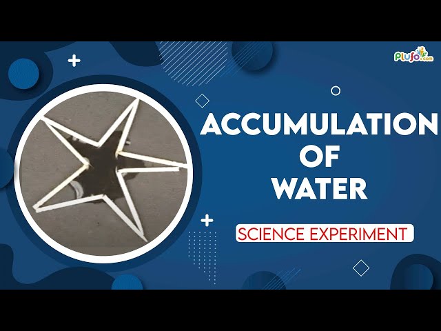 Accumulation of water -- Science Experiment by plufo.com
