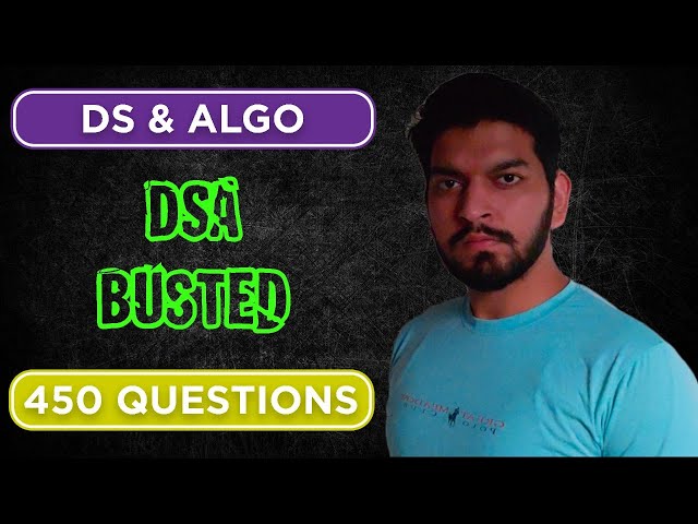 Complete DS ALGO in 450 Questions 🔴 First Step to become a SOFTWARE ENGINEER