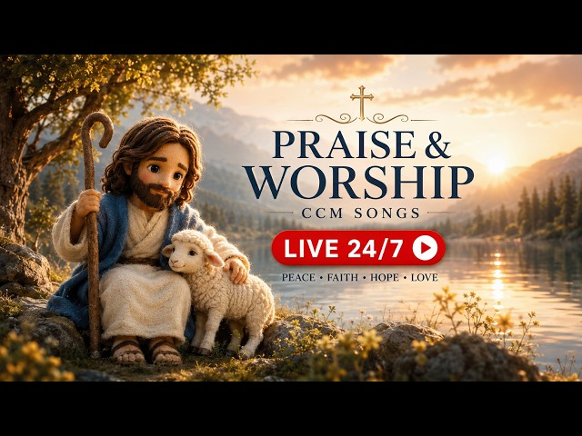 Christian Worship Music Live 24/7 🔴 Peaceful CCM Songs for Prayer, Healing & Hope | The Well Studio