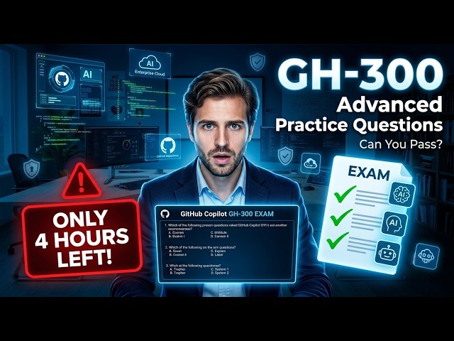 Cracked GitHub Copilot Exam GH-300 in 4 Hours | Microsoft GitHub Copilot PDF Questions