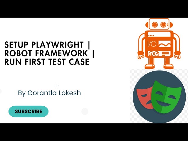 Part 1: Setup Playwright with Robot Framework | Run First Test Case | #robotframework