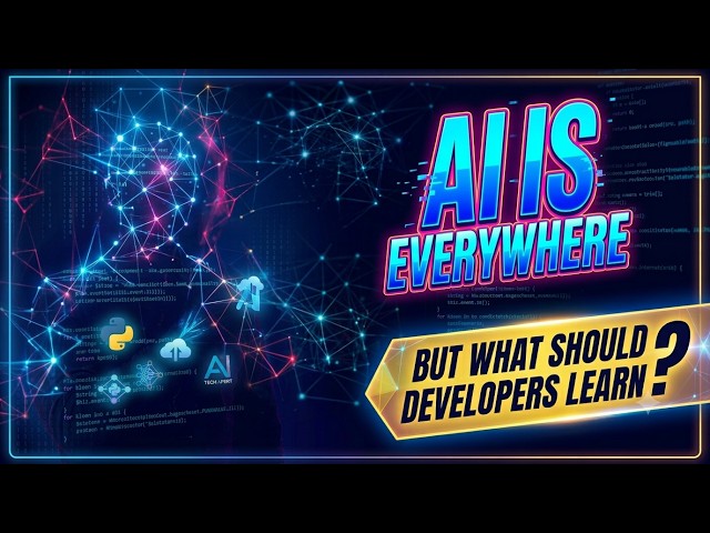 AI for Developers — Introduction | AI, ML, LLMs & Generative AI Explained