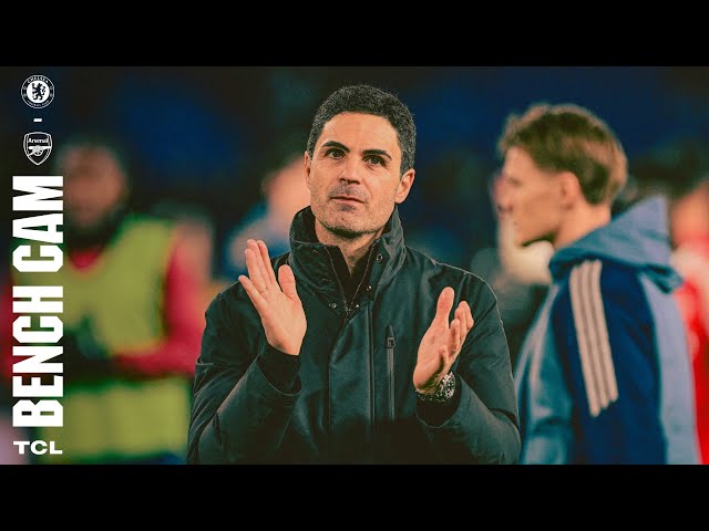 BENCH CAM | White, Gyokeres and Zubimendi goal reactions! | Chelsea v Arsenal (2-3) | Carabao Cup