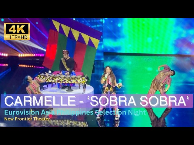 [WINNER] Carmelle - 'Sobra Sobra' Performance at Eurovision Asia Philippine Selection Night