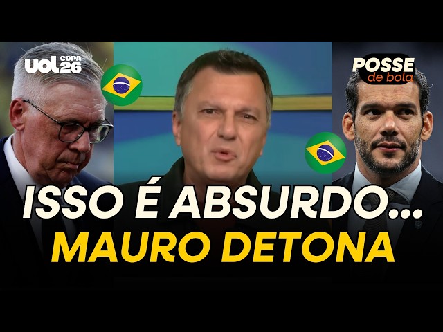 MAURO CEZAR: RIDICULOUS! ANCELOTTI OUT OF THE COUNTRY DURING CBF PLANNING MEETING IS ABSURD!