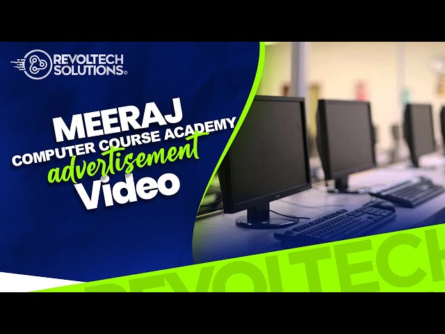Meeraj Computer Courses Academy Advertisement Video