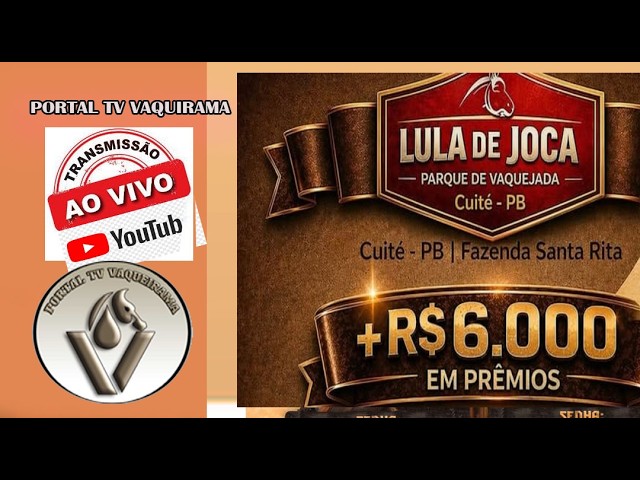 Vaquejada Parque Lula de Joca Cuité PB - Dispulta