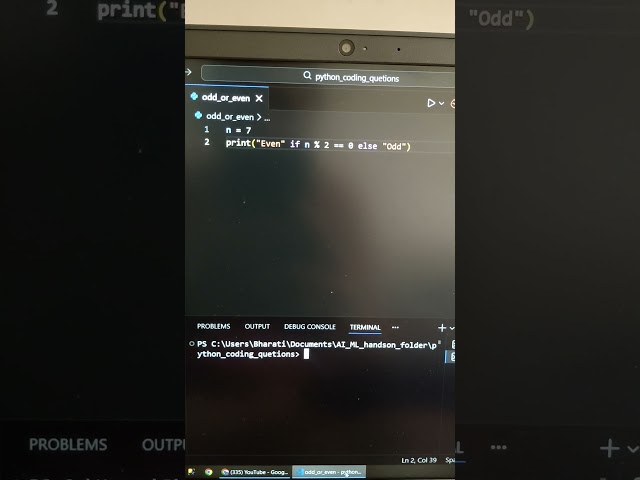 “This One Line Checks Odd or Even in Python.  List Comprehension in 30 Seconds”