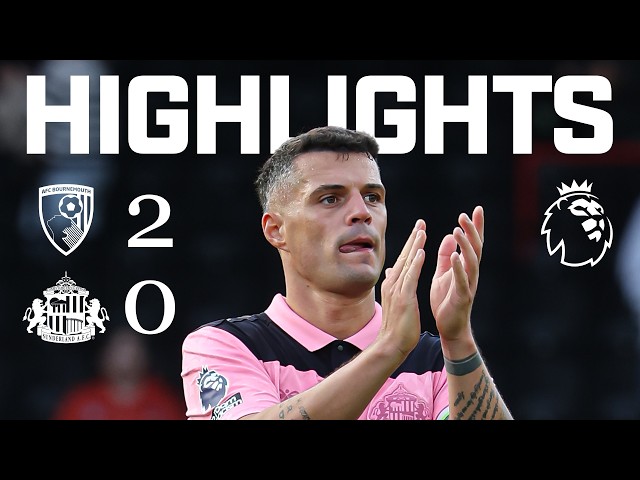Defeat at the Vitality | Bournemouth 2-0 Sunderland AFC | Premier League Highlights
