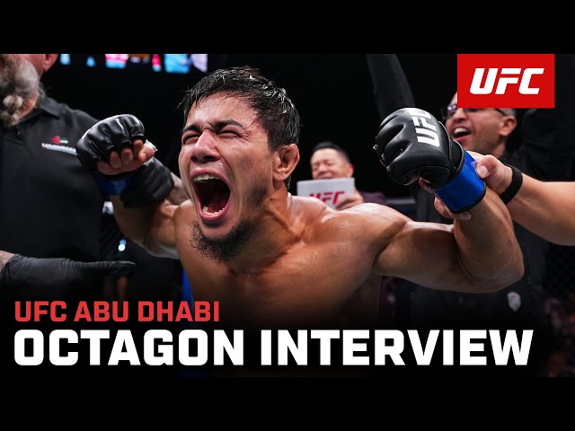 Ramazan Temirov Octagon Interview | UFC Abu Dhabi