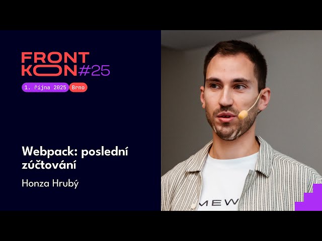 Honza Hrubý - Webpack: poslední zúčtování