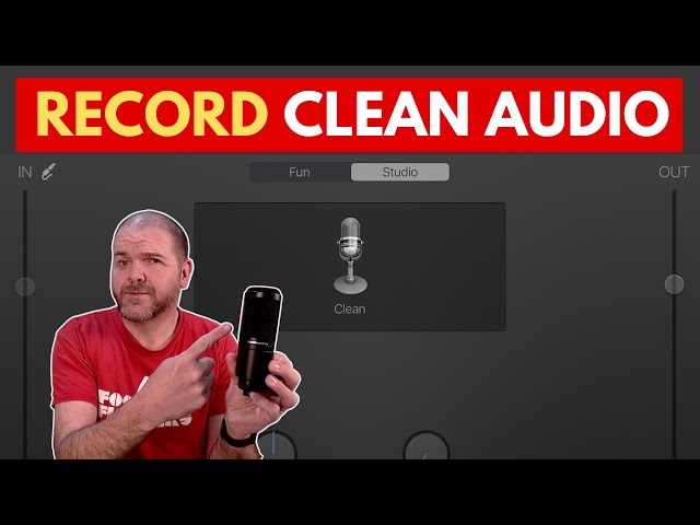 Record CLEAN AUDIO in GarageBand iOS (iPad/iPhone)