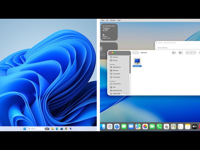 Transfer files from Windows 11 PC to Mac