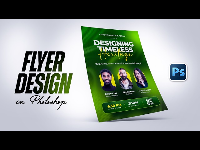 How to Design a Professional Flyer in Photoshop (Step-by-Step)