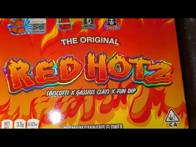 Backpackboyz Red Hotz strain review 