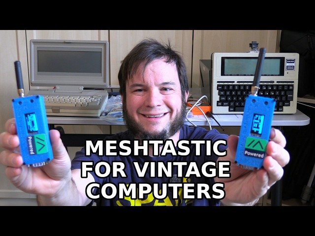 Custom Mesh Radio Interface For 1980's Computers