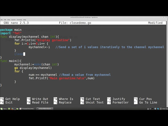 Go (golang) Tutorials - Closing channels and Iteration