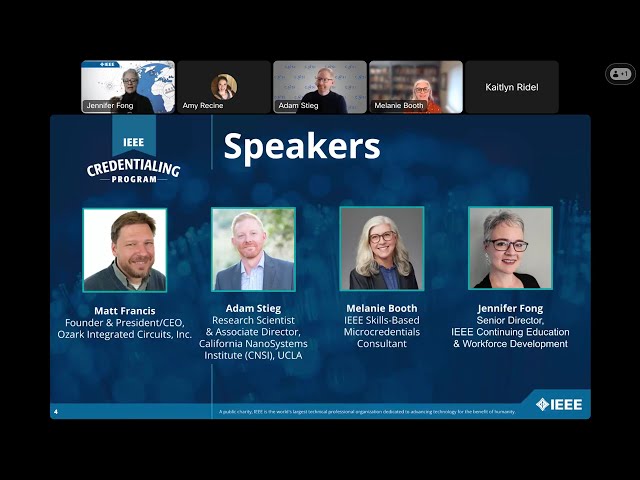 Designing Skills Based Microcredentials to Meet Industry Needs - IEEE Credentialing
