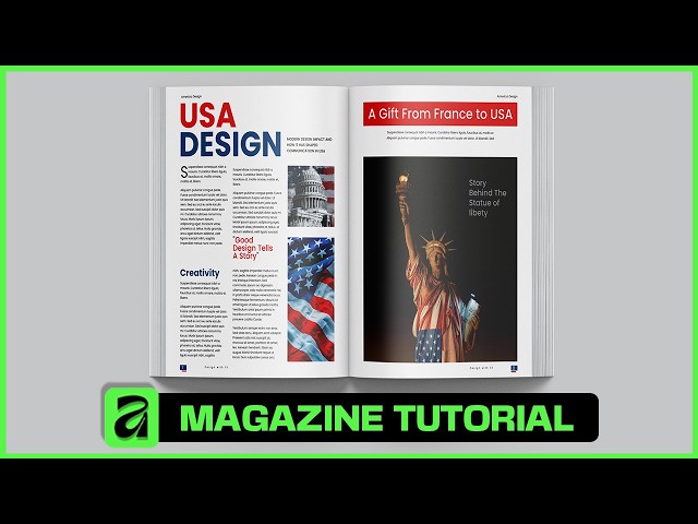 How to Design a Stunning Magazine in Affinity Designer 3 | Design Elements Explained | Part 3 |